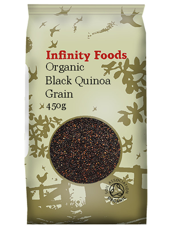 Black Quinoa,  450g (Infinity Foods)