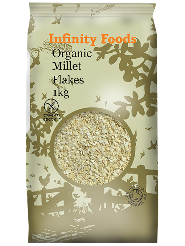 Millet Flakes,  500g (Infinity Foods)
