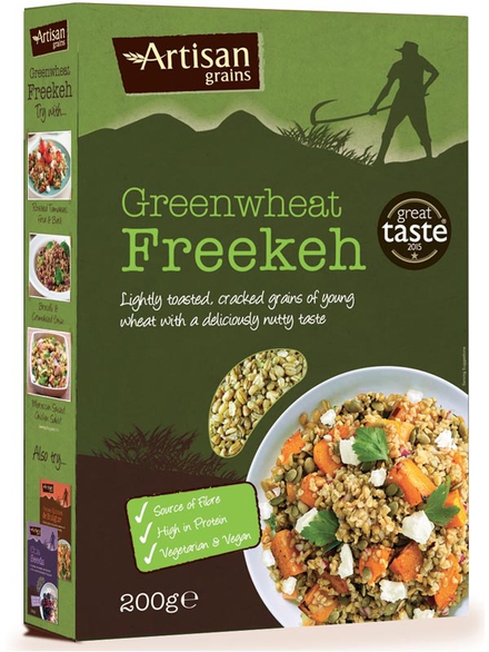 Freekeh, Lightly Toasted Wheat Grain 200g (Artisan Grains)