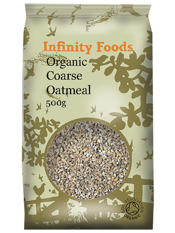 Coarse Oatmeal (Pinhead) 500g,  (Infinity Foods)