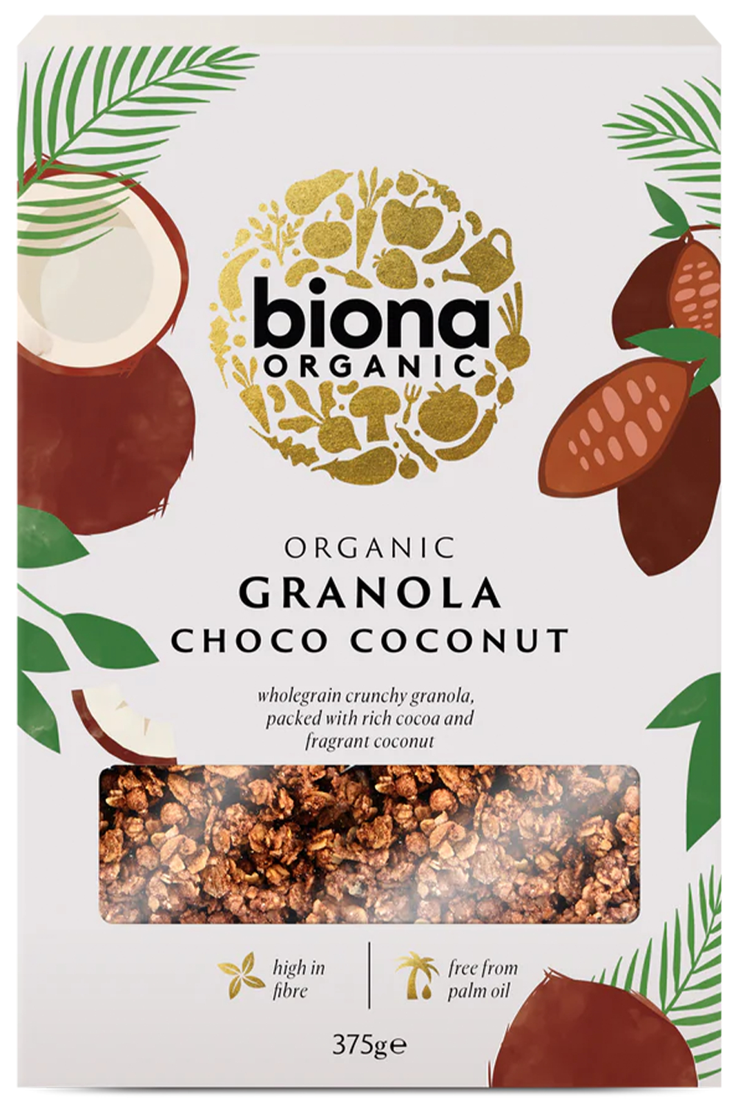 Choco Coconut Granola,  375g (Biona)