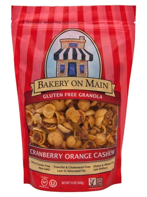 Cranberry Orange Cashew Granola, Gluten-Free 340g (Bakery on Main)