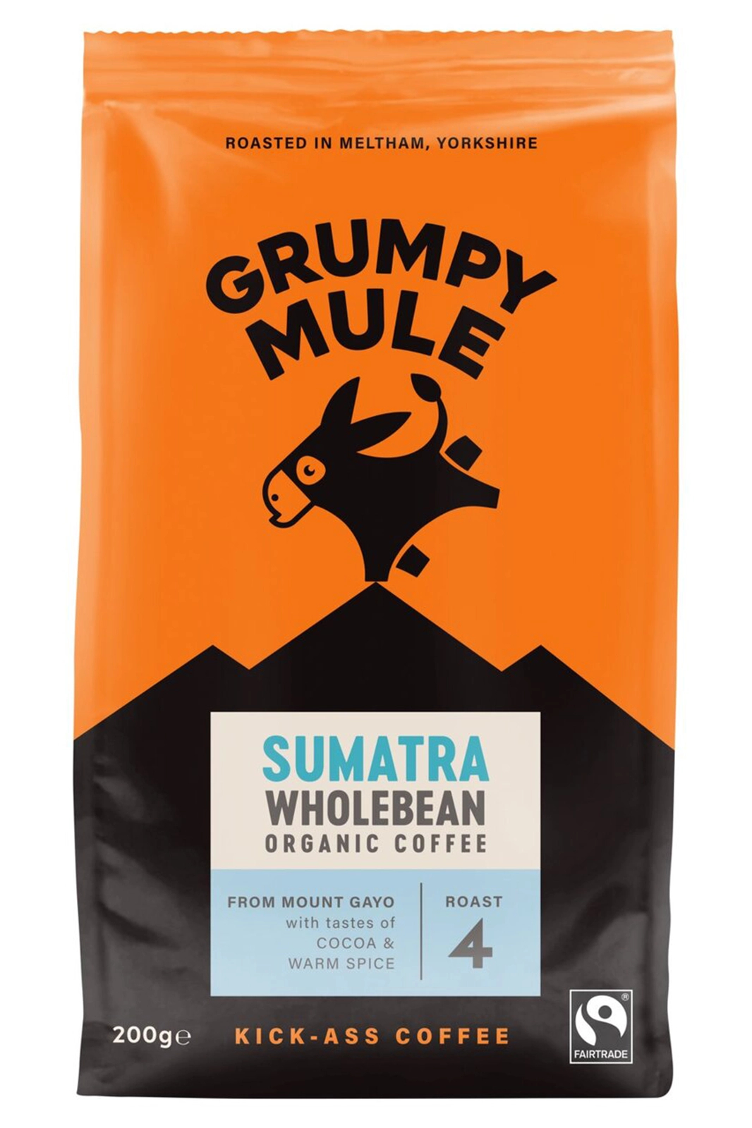 Sumatra Coffee Beans, Organic 227g (Grumpy Mule)