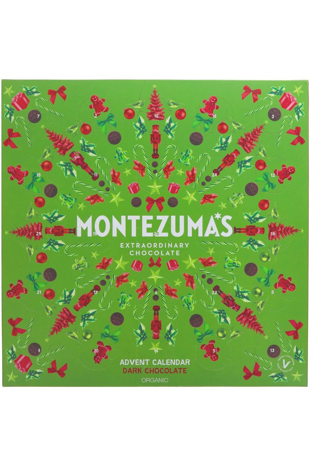 Dark Chocolate Advent Calendar 240g, Organic (Montezumas Chocolate)