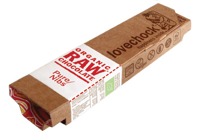 Pure/Nibs Chocolate, Organic 40g (Lovechock)