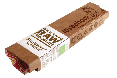 Mulberry/Vanilla Chocolate, Organic 40g (Lovechock)