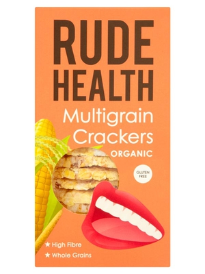 Multigrain Crackers, Organic 160g (Rude Health)