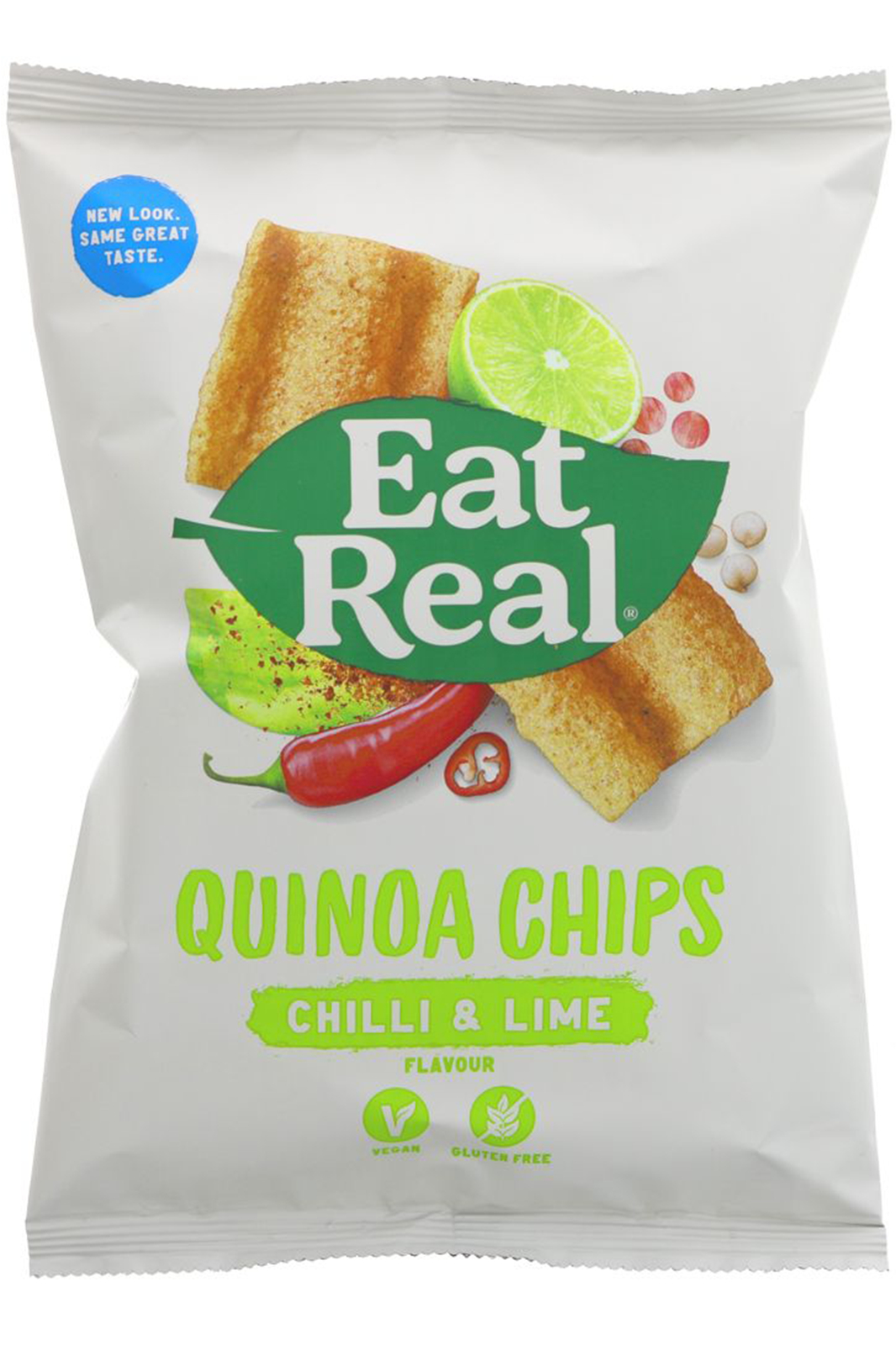 Quinoa Chips with Chilli & Lime 30g (Eat Real)