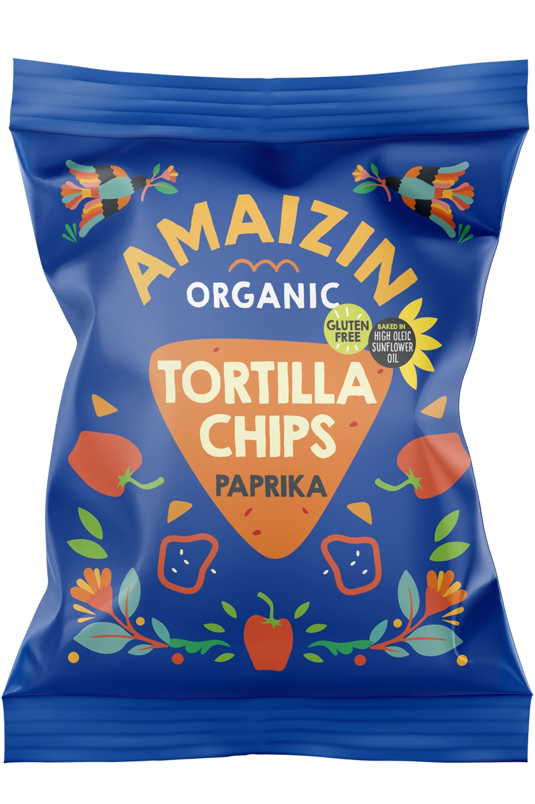 Paprika Corn Chips, Gluten-Free 75g (Amaizin)