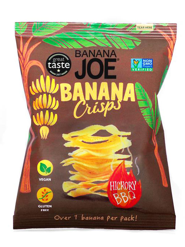 Hickory BBQ Banana Chips 23g (Banana Joe)