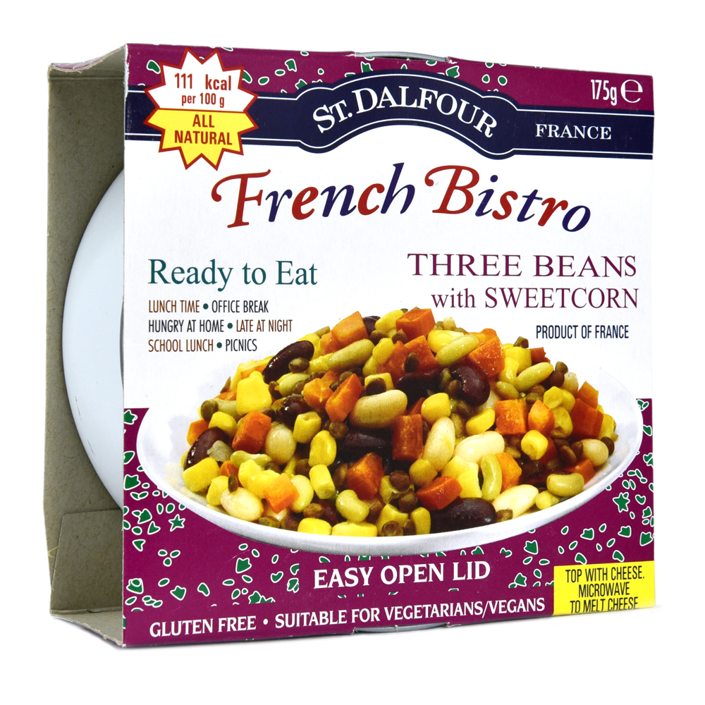 French Bistro Three Bean Salad 175g (St Dalfour)