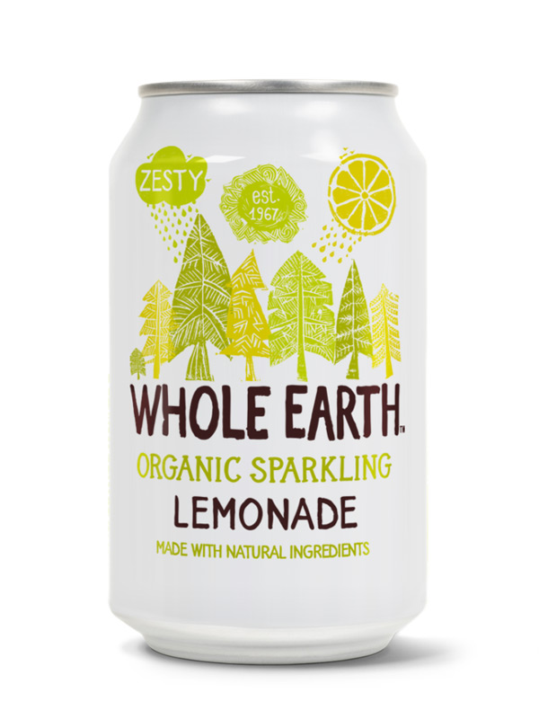 Sparkling Lemonade Drink,  330ml (Whole Earth)