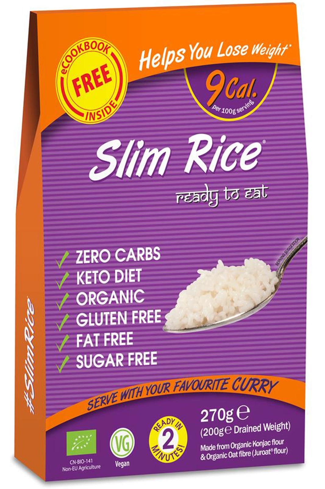 Slim Rice 200g, Organic (Eat Water)