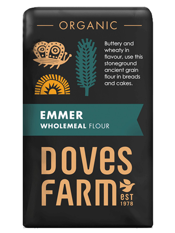 Wholemeal Emmer Flour, 1kg  (Doves Farm)
