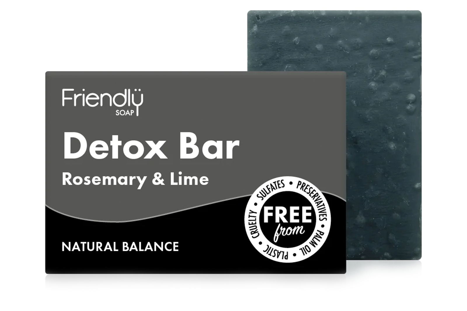 Charcoal Detox Soap 95g (Friendly Soap)