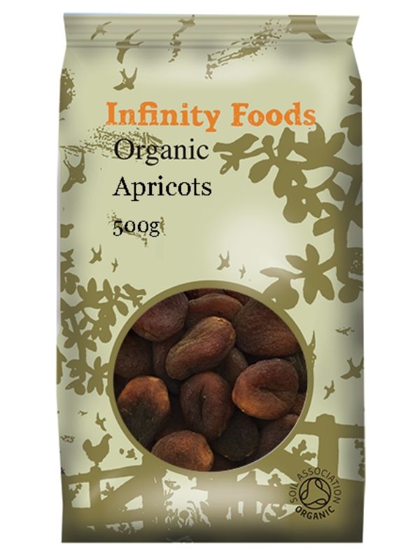 Dried Apricots, Unsulphured , 500g (Infinity Foods)