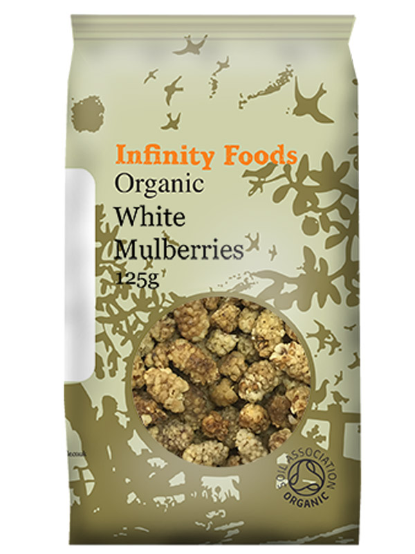 White Mulberries,  125g (Infinity Foods)