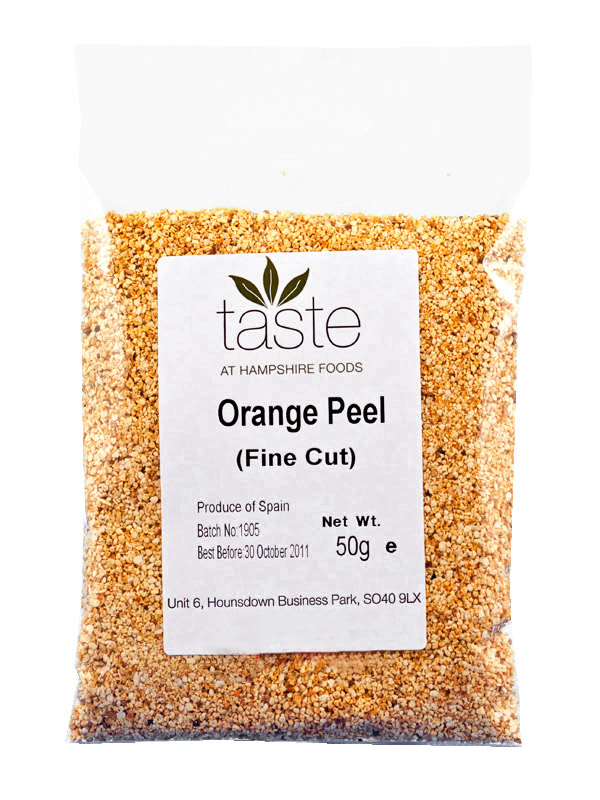 Fine Orange Peel 50g - Hampshire Foods