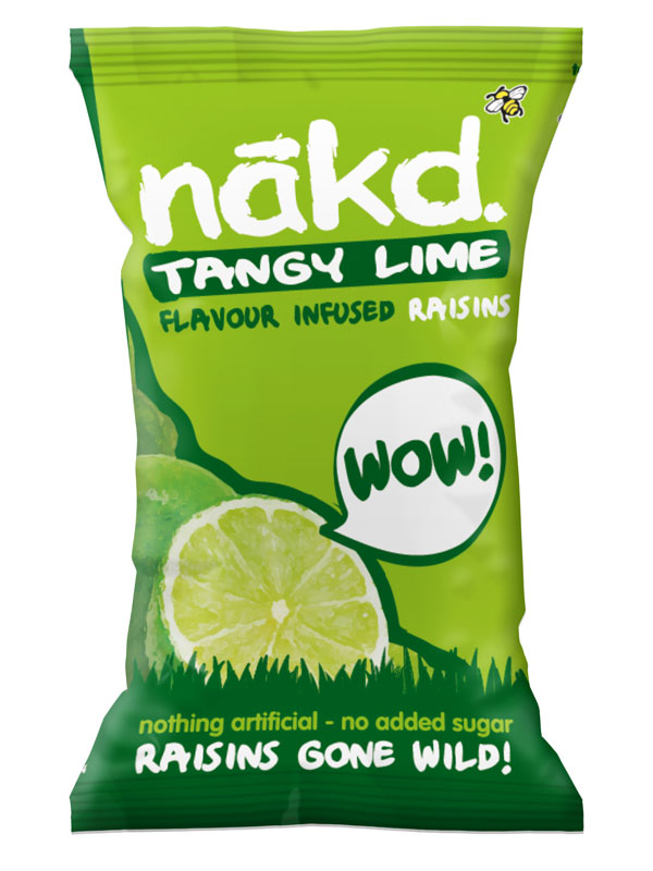 Tangy Lime Infused Raisins 25g Nakd