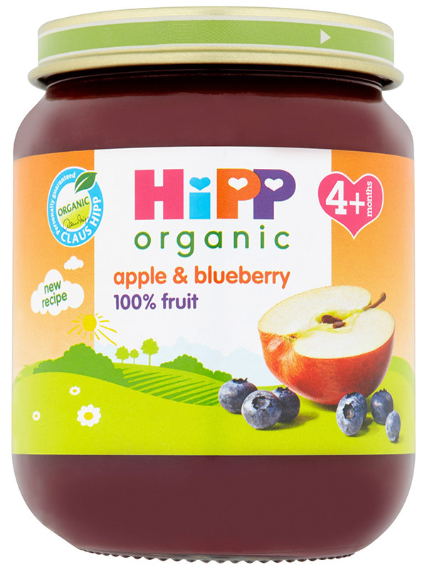 Apple & Blueberry Pudding Stage 1  125g (Hipp)