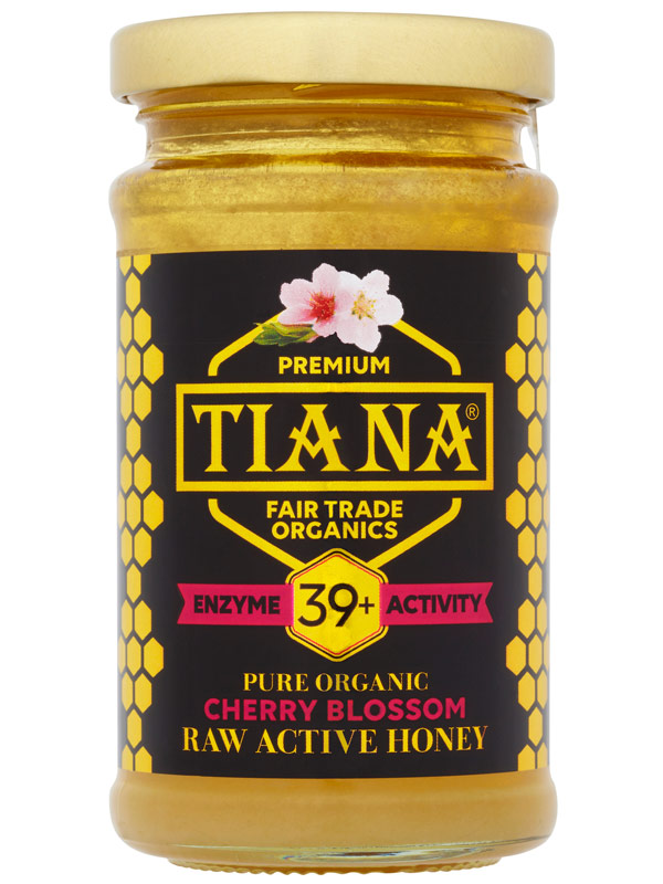 Cherry Blossom Active Honey, Organic 250g (Tiana)