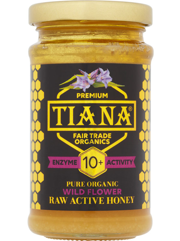 Wild Flower Active Honey, Organic 250g (Tiana)