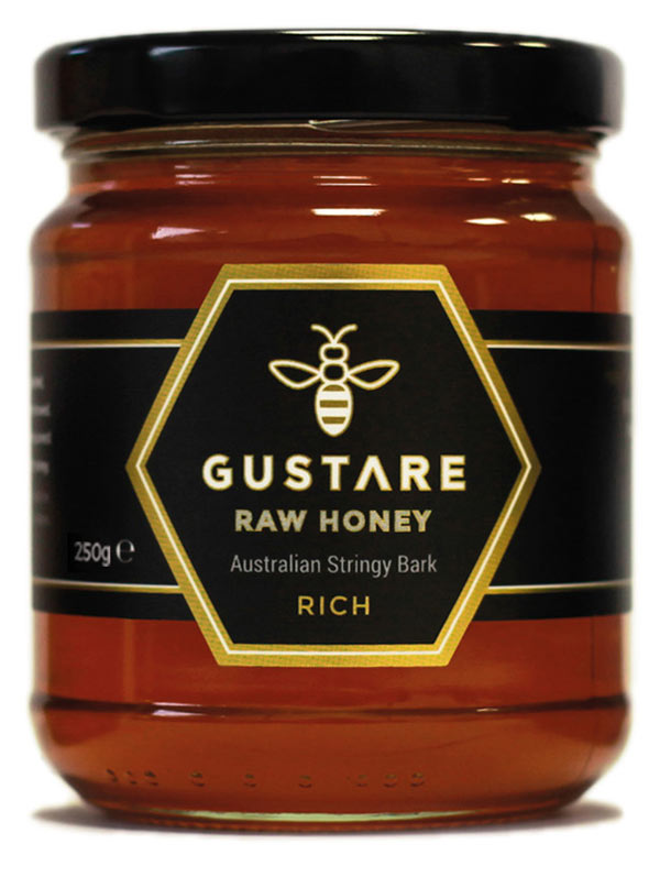 Stringy Bark Raw Australian Honey 250g (Gustare)