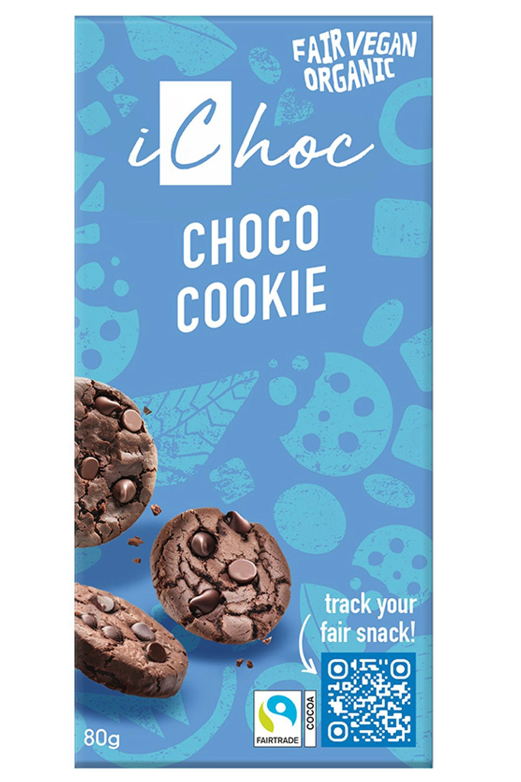 Choco Cookie Vegan Chocolate 80g (iChoc)