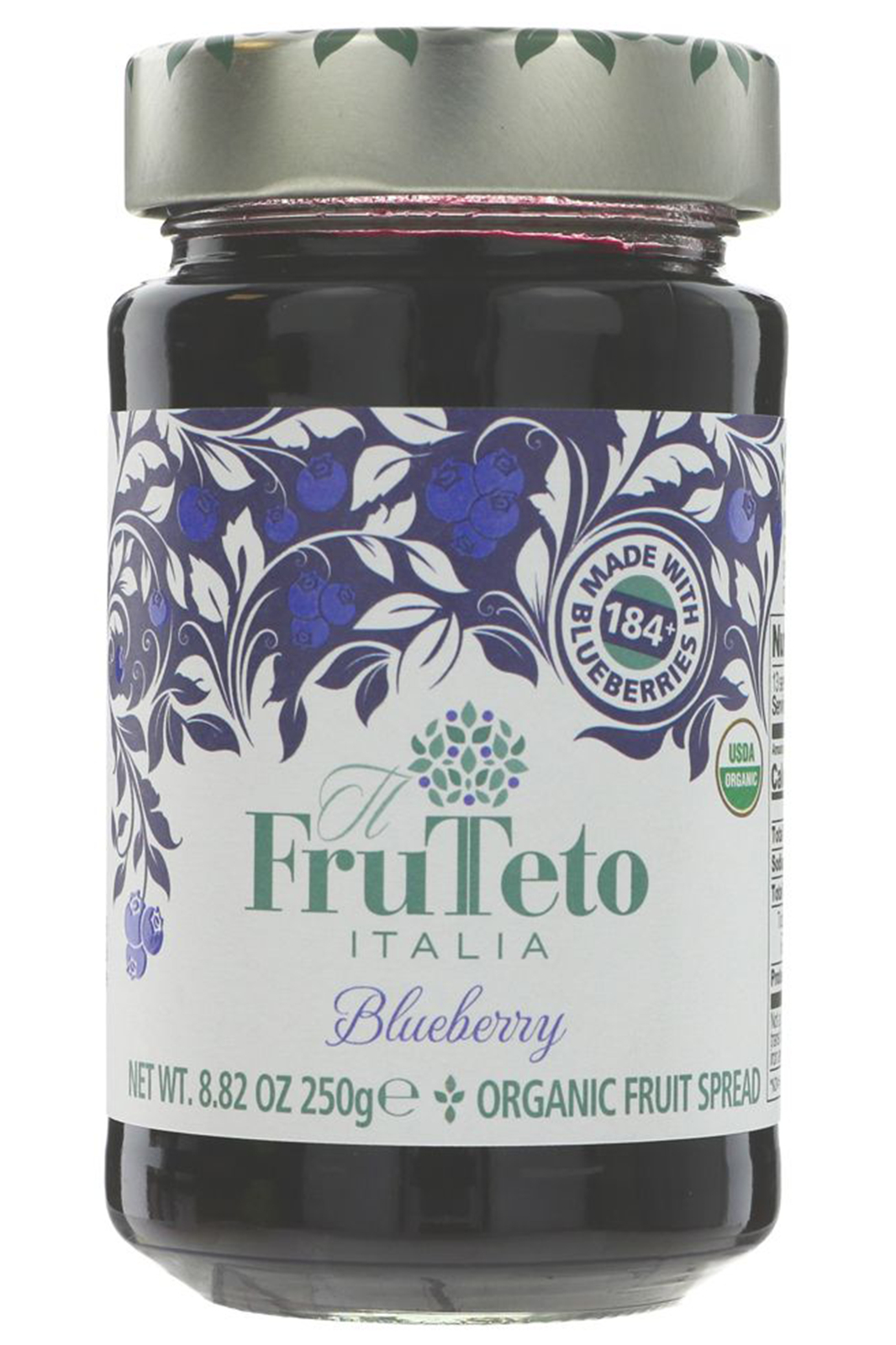 Blueberry Fruit Crush, Organic 250g (The Fruit Tree)