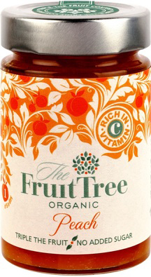 Peach Fruit Crush, Organic 250g (The Fruit Tree)
