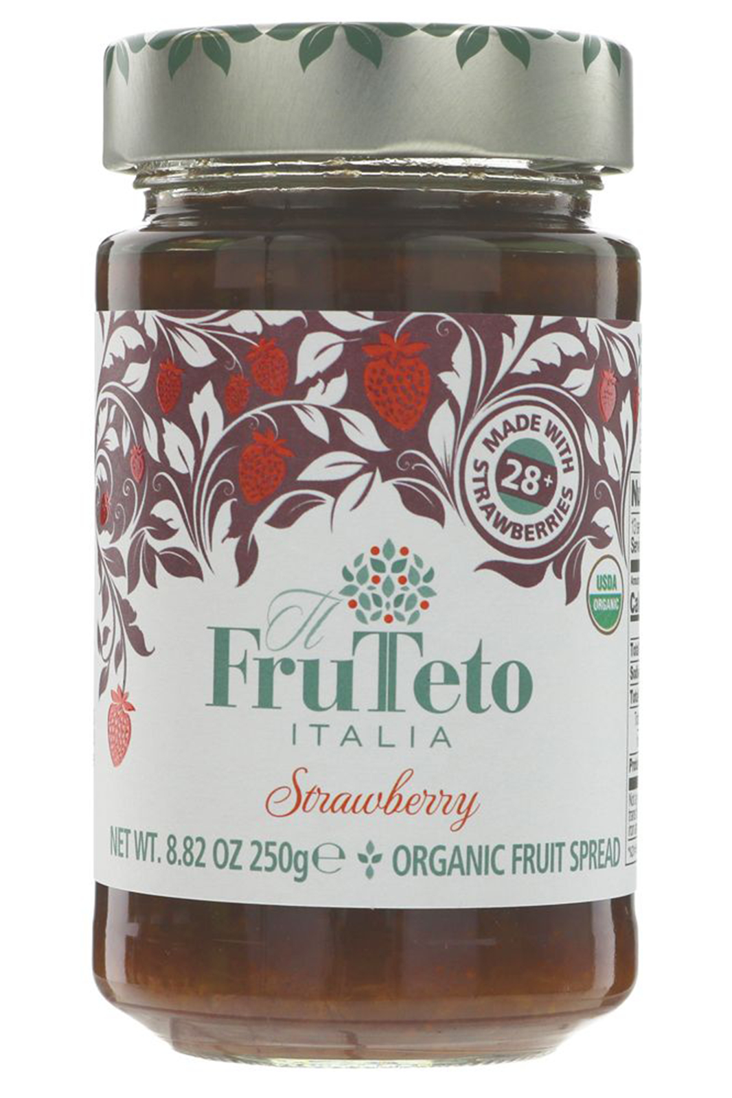 Strawberry Fruit Crush, Organic 250g (The Fruit Tree)