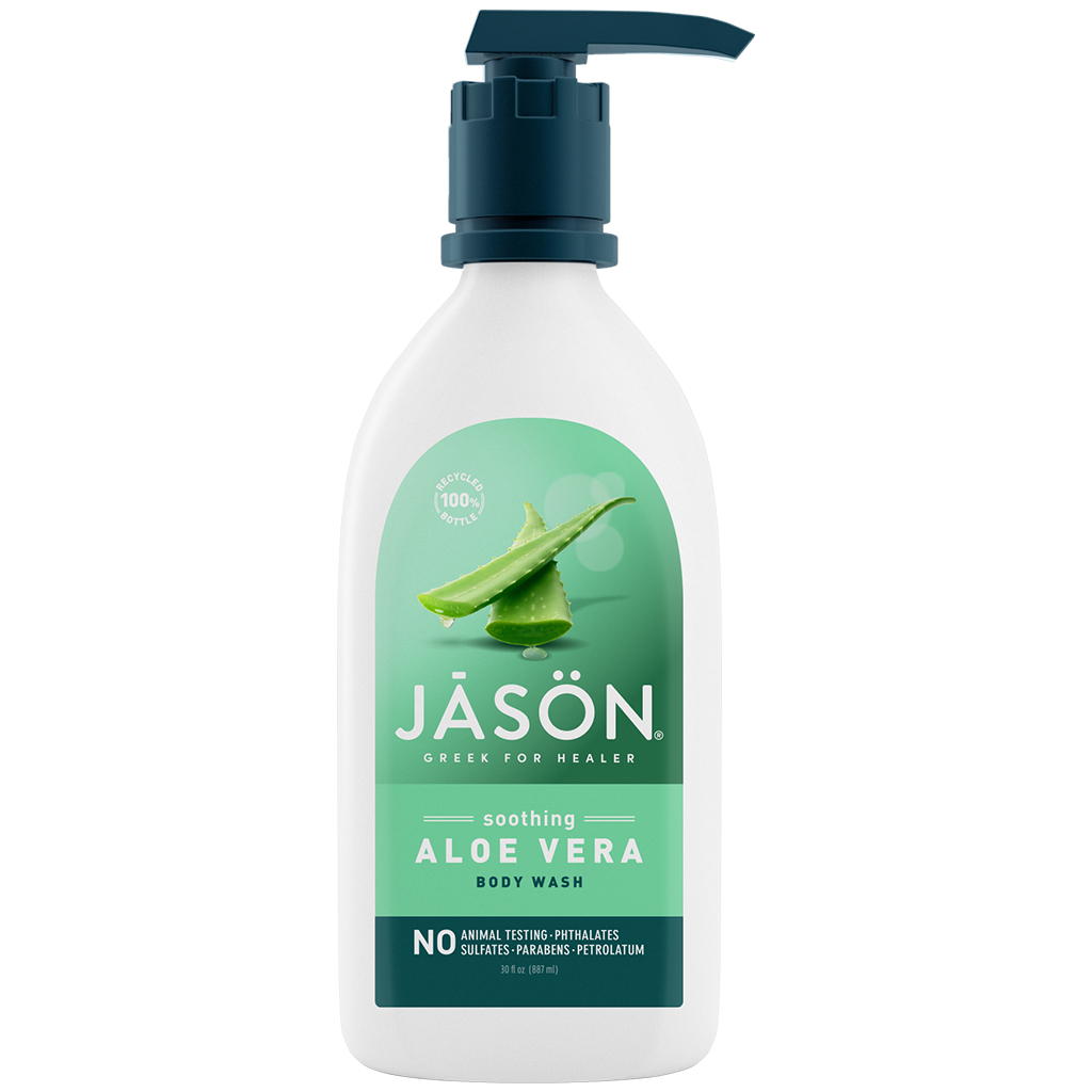 Aloe Vera Satin Body Wash with Pump 900ml (Jason)