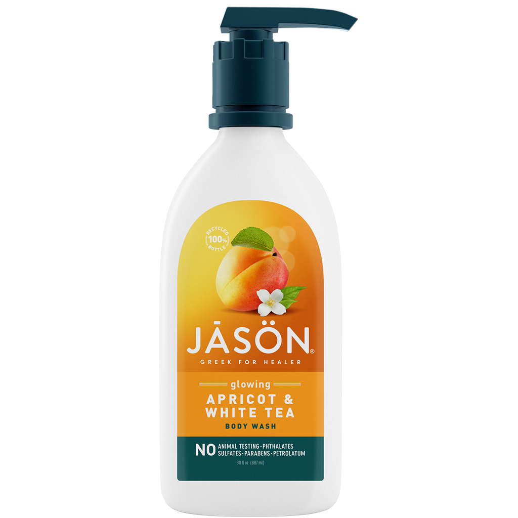 Apricot Satin Body Wash with Pump 900ml (Jason)