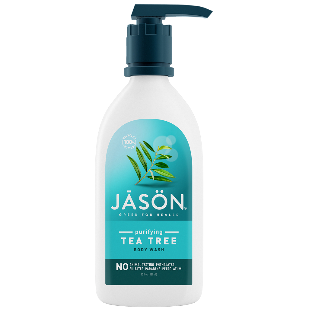 Tea Tree Body Wash With Pump 900ml (Jason)