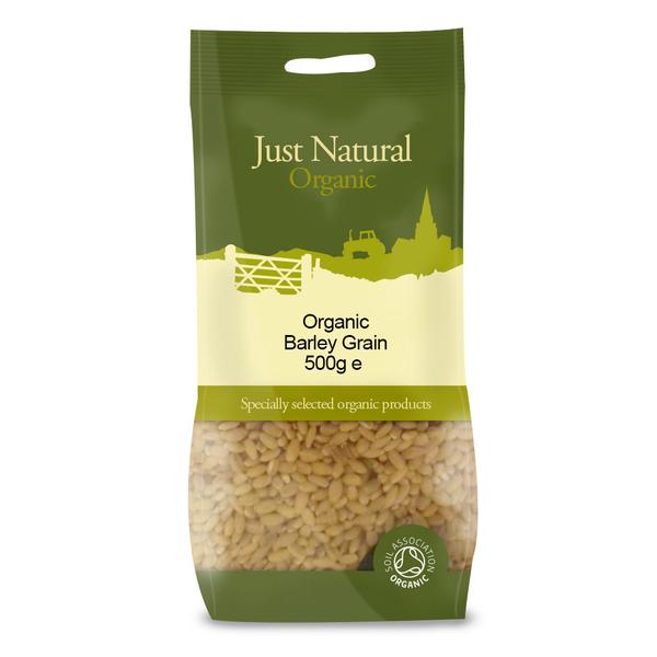 Barley Grain (Hulled) 500g, Organic (Just Natural Organic)