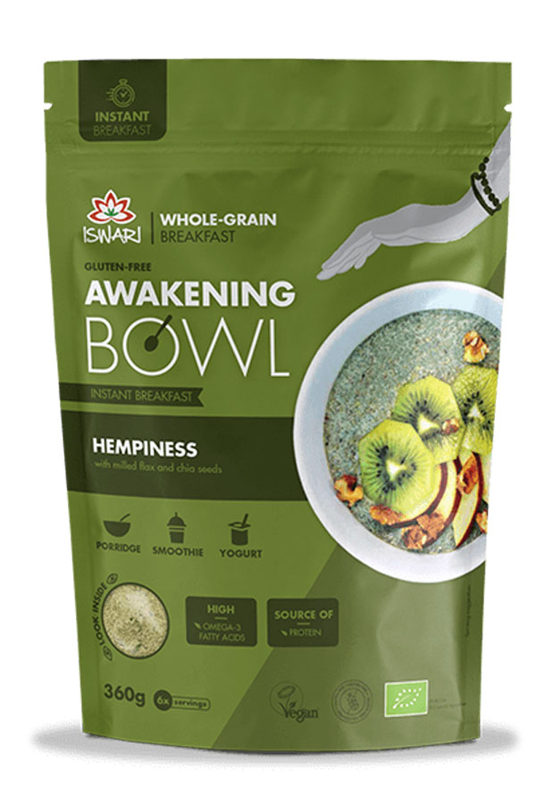 Hempiness Breakfast Mix, Organic 400g (Iswari)