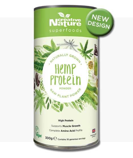 British Hemp Protein Powder, 300g (Creative Nature)
