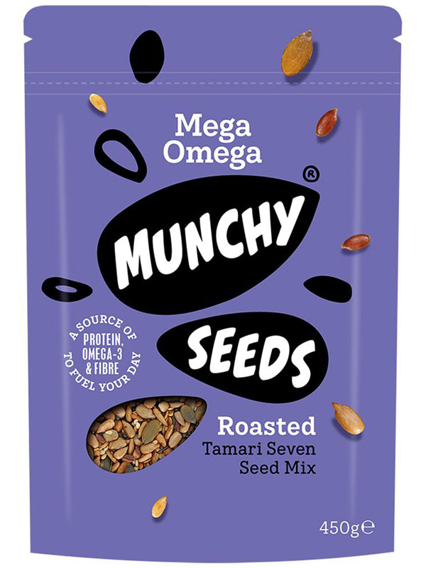 Mega Omega Tamari Roasted Seeds 450g (Munchy Seeds)