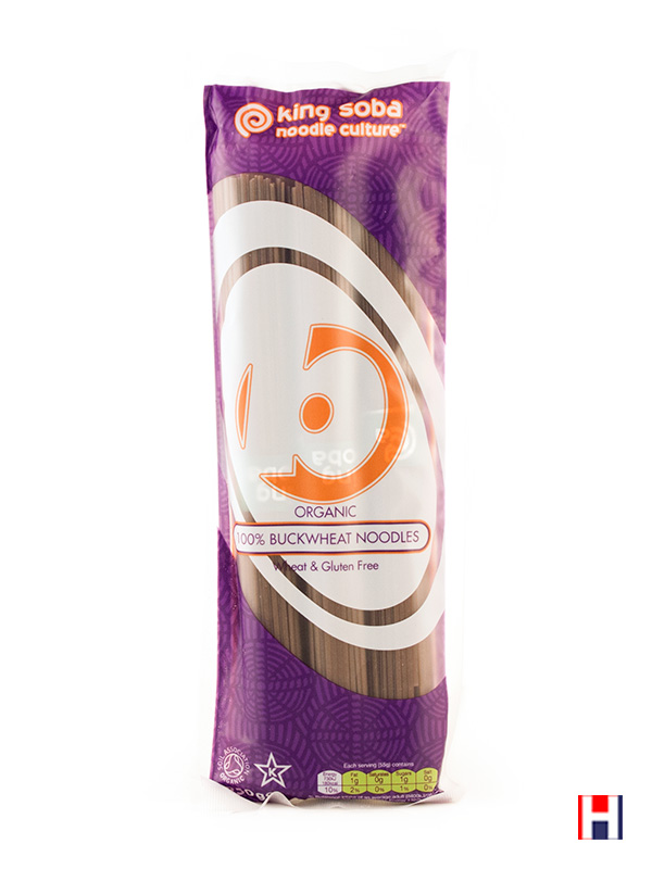 100% Buckwheat Noodles, Organic 250g King Soba