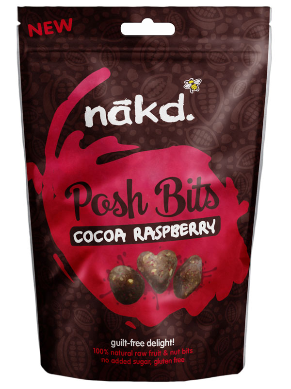 Cocoa Raspberry Posh Bits 130g (Nakd)