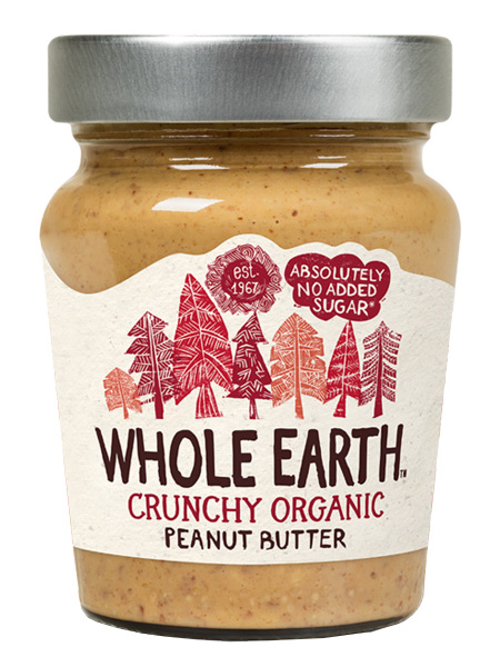 Crunchy Peanut Butter,  227g (Whole Earth)