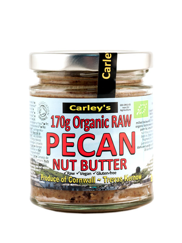Pecan Nut Butter,  & Raw 170g (Carley's)