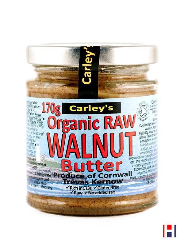 Walnut Butter, Raw,  170g (Carley's)