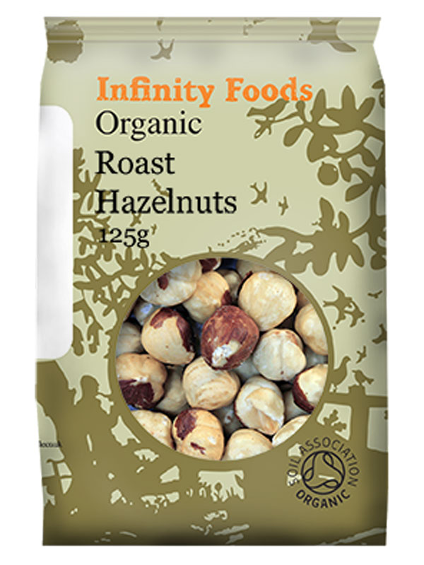 Roasted Hazelnuts 125g,  (Infinity Foods)