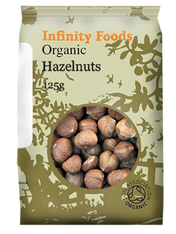 Unblanched Hazelnuts 125g,  (Infinity Foods)