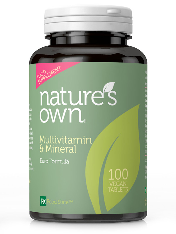 Food State Multivitamins & Minerals, 100 Tablets (Nature's Own)