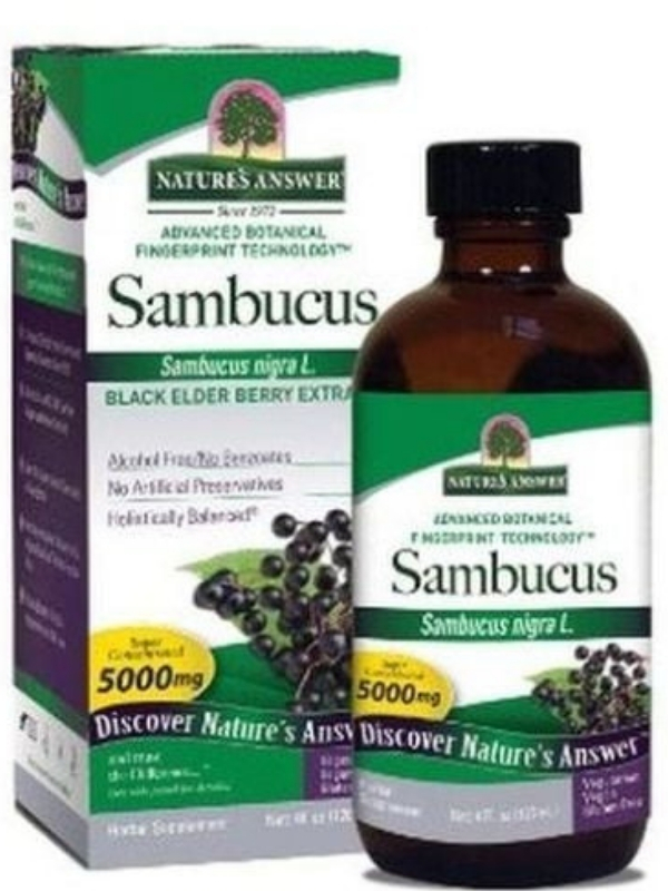 Sambucus Black Elderberry 120ml (Nature's Answer)
