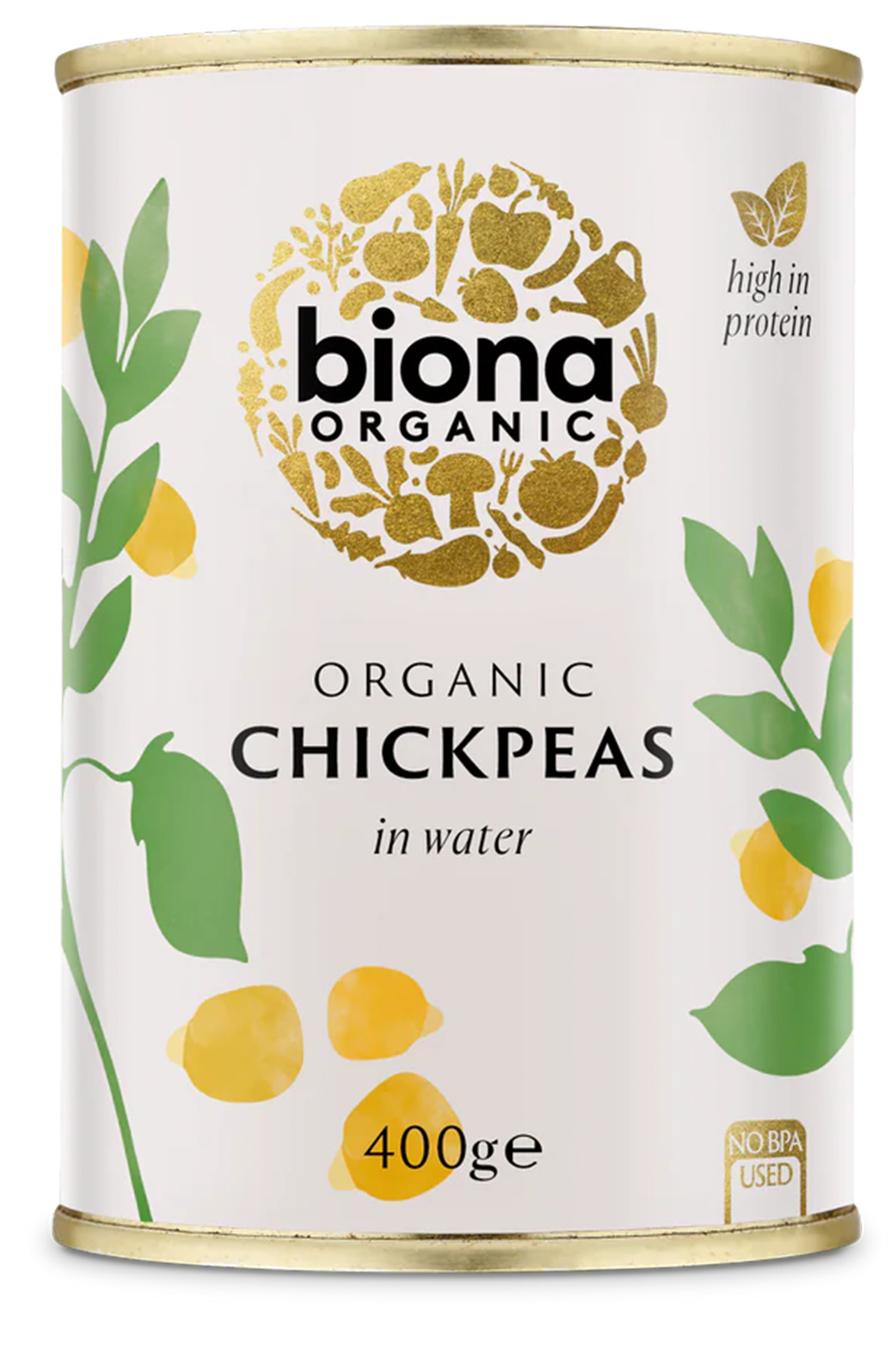 Chick Peas in Water,  400g (Biona)