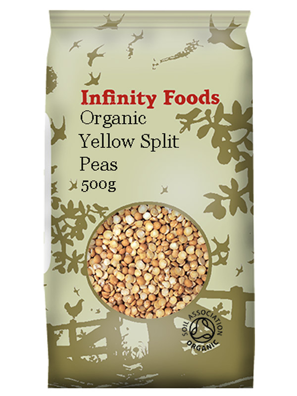 Infinity Foods Organic Yellow Split Peas 500g