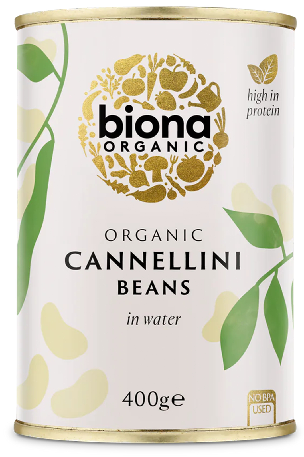 Cannellini Beans in Water,  400g (Biona)